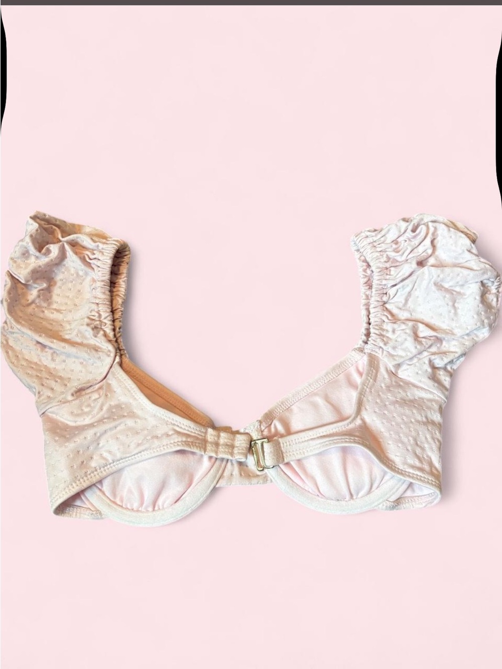 Target Light Pink Ruffle-Sleeve Bikini Top - Picture 2 of 2